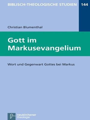 cover image of Gott im Markusevangelium